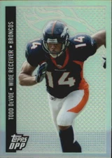 2006 Topps Draft Picks Chrome Black Refractors #110 Todd DeVoe Card