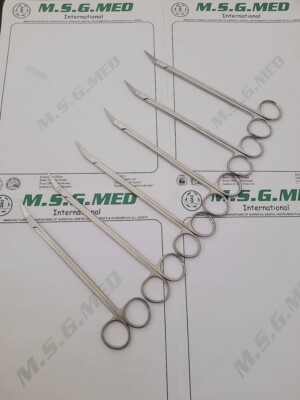 Potts-Smith Scissors Angle 15 Degree, Potts Vascular  Angle Scissors 5PCS Set