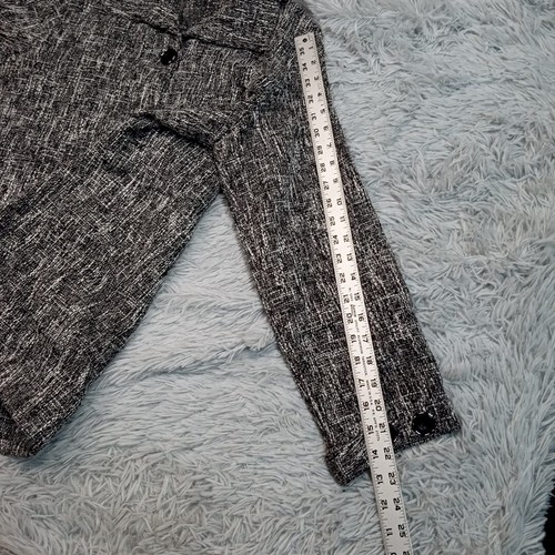Vintage Signature Collection Fridaze Jacket Womens M Gray Wool Linen Blend - Picture 5 of 11