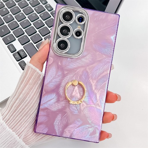 Case for Samsung S24 Ultra A35 A25 A15 A55 A54 Ring Color Plating Phone Cover - Picture 20 of 30