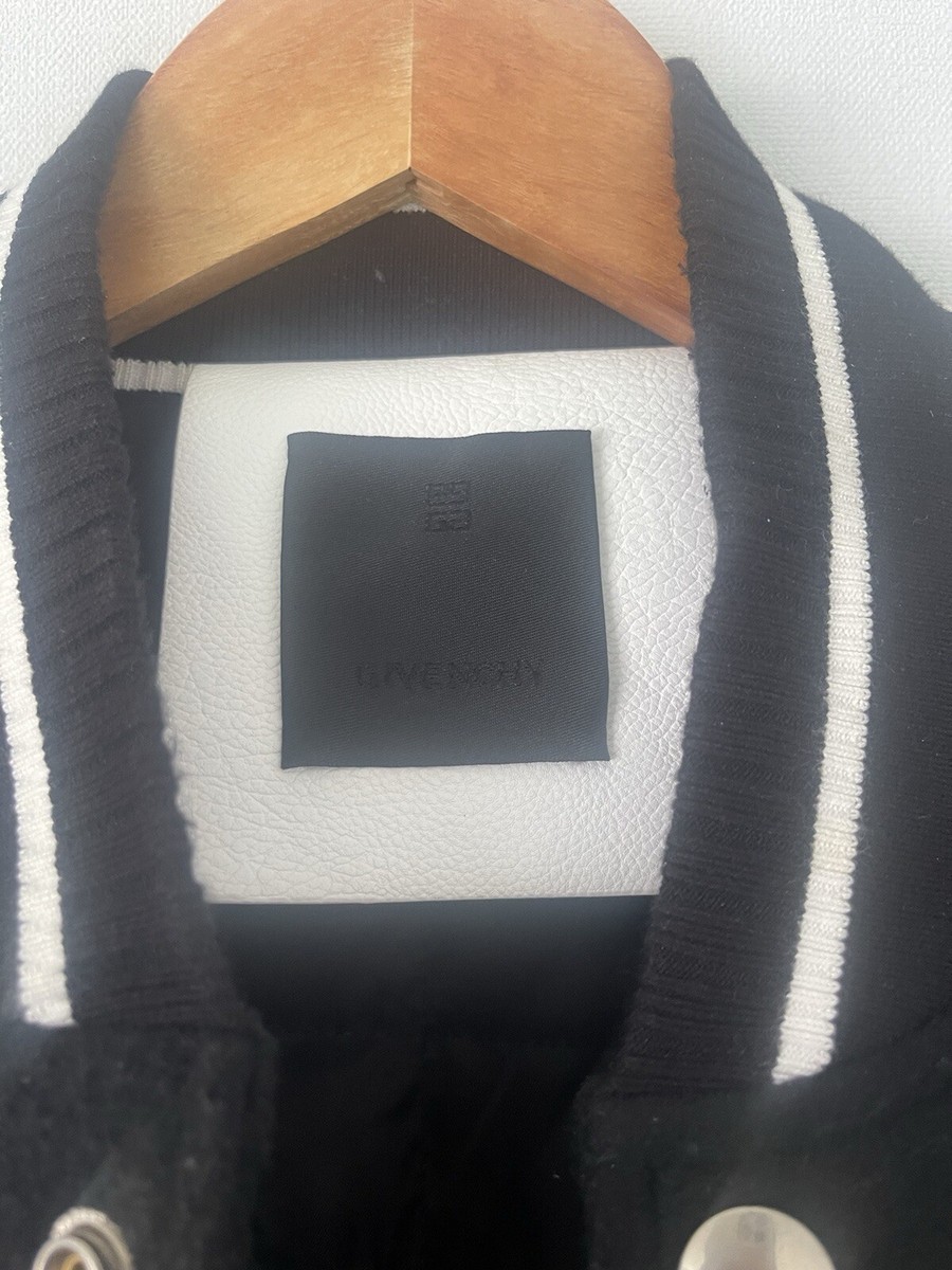 Givenchy Bomber Jacket, black/white, size mens L-XL | eBay