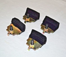 Corvette Window Anti-Rattle Cushion Pads Kit (1969-1996 C3 C4 Corvette) 4 Piece