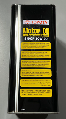 Genuine Toyota Engine Motor Oil 10W-30 SN/CF OEM | 0888083320