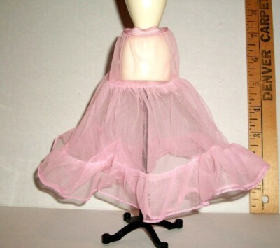 MATTEL NEW FROM BOX BARBIE DOLL PINK 50S STYLE DRESS SLIP CLOTHES ACCESSORY