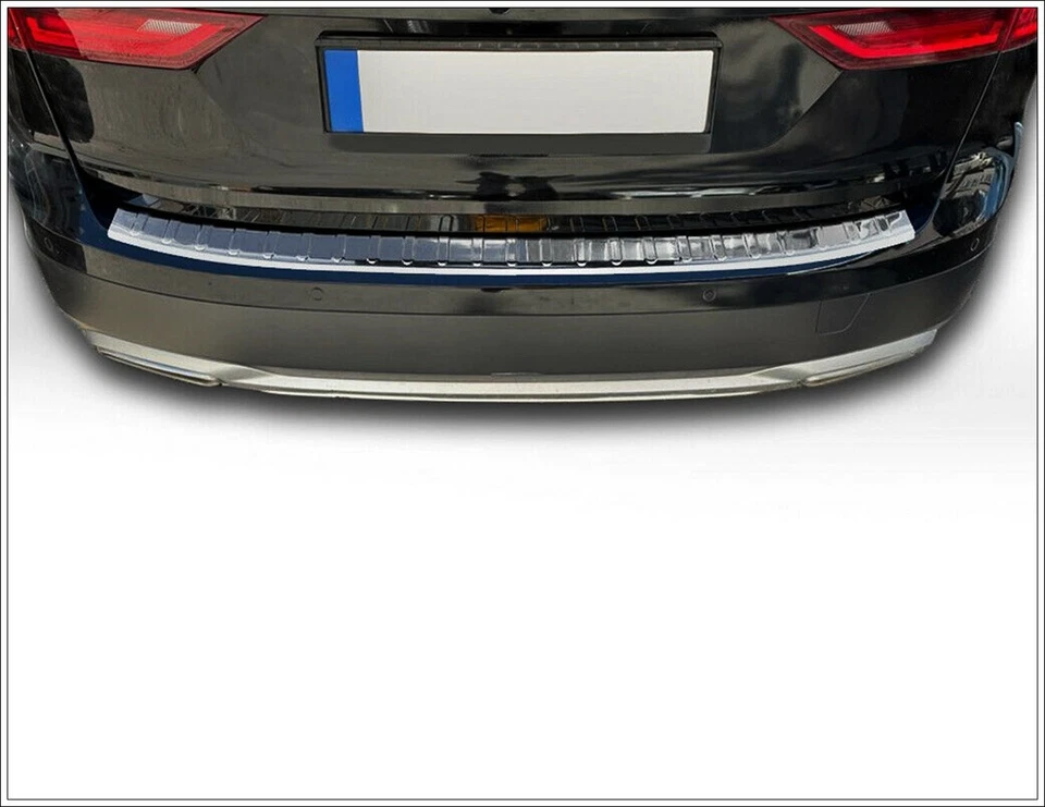 Cromato Protezione Paraurti (Spazzolato) ACCIAIO Per VOLVO V90 II SW 2016-SU - Imagen 4 de 4