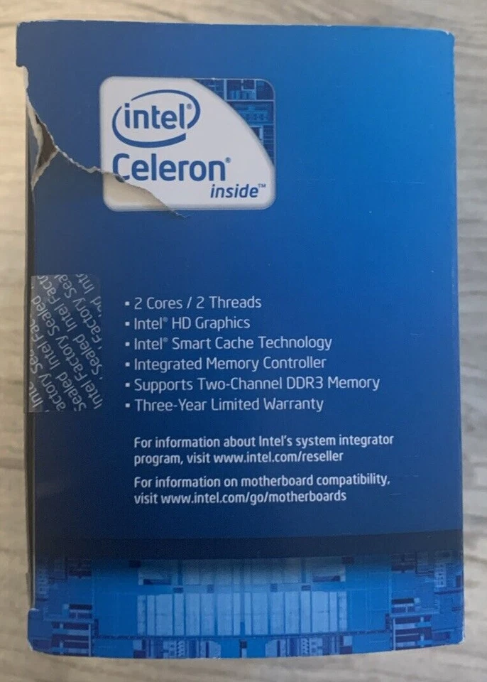 Intel Celeron Processor (G1620) (LGA155) - Image 4 of 4