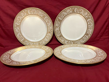 Franciscan Renaissance Gold Set Of 4 Dinner Plates 10 1/2"