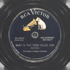 SAUTER-FINEGAN ORCHESTRA Thing Called Love / Honey Babe RCA VICTOR 20-6025 VG-