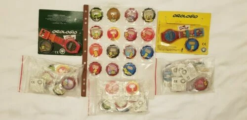 Werbematerial für Überraschungseier mit anderes Spielzeug