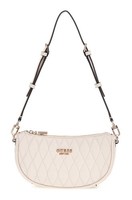 Guess Valla Mini Top Zip Shoulder Bag Schultertasche Tasche Bone Creme Neu