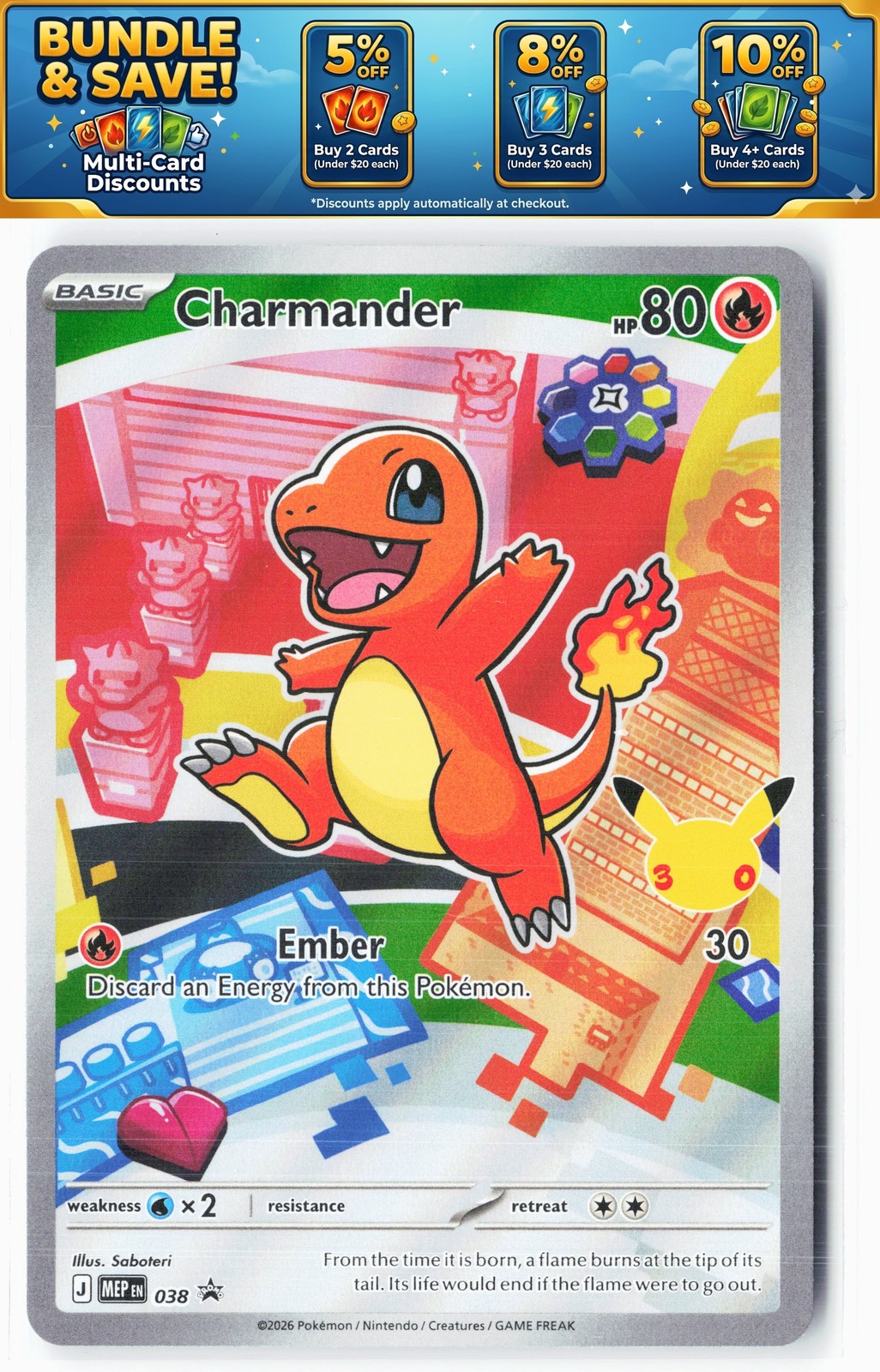 Charmander 038 ME: Mega Evolution Promo