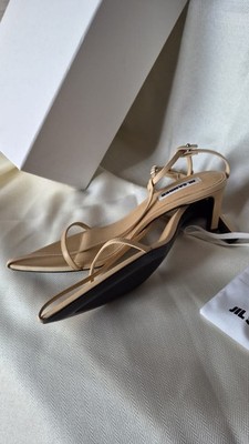 JIL SANDER Tripon Sandal Beige - Size 39.5