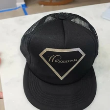 Hoosier Park Baseball Cap foam bream Strap back silver superman