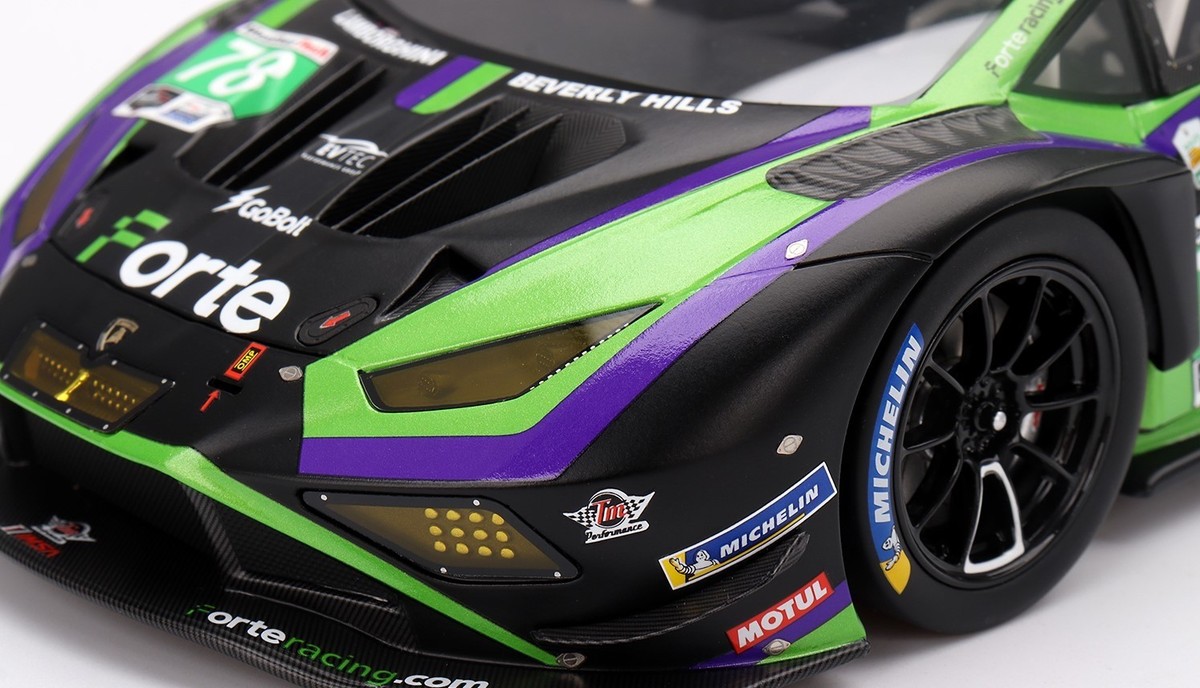 Lamborghini Huracn GT3 EVO2 #78 Forte Racing 2024 IMSA Daytona 24