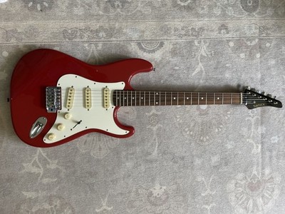 Samick LS 10, Red , electric guitar, stratocaster, made in 1990s