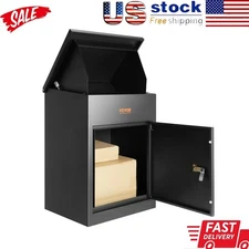 Extra Large Mailboxes Package Delivery Outside W/ Coded Lock Wall Mounted New