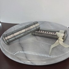 Graduation Certificate Holder Pewter Finish Metal Tube Silver Keepsake Gift