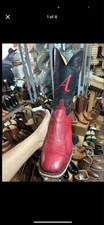 LUCCHESE BOOTS SIZE 15M CREPE SOLES ALABAMA Crimson Tide football custom order