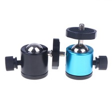 360 Swivel Mini Ball Head With 1/4" Screw Tripod Mount For Phone Action Cameras