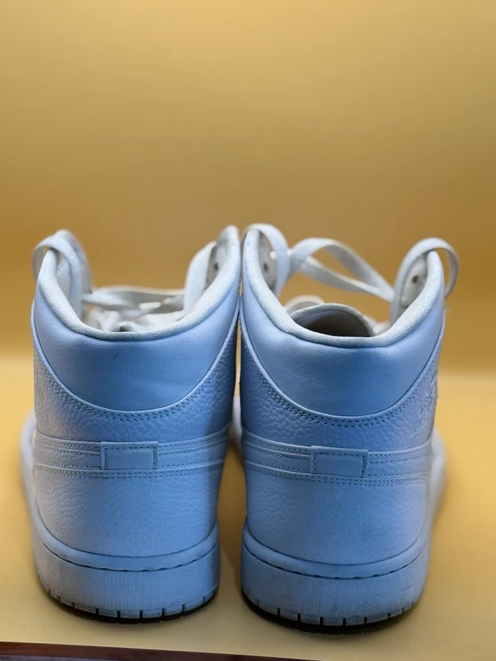 Size 11.5 - Jordan 1 Mid Triple White - 554724-130 - Image 3 of 4