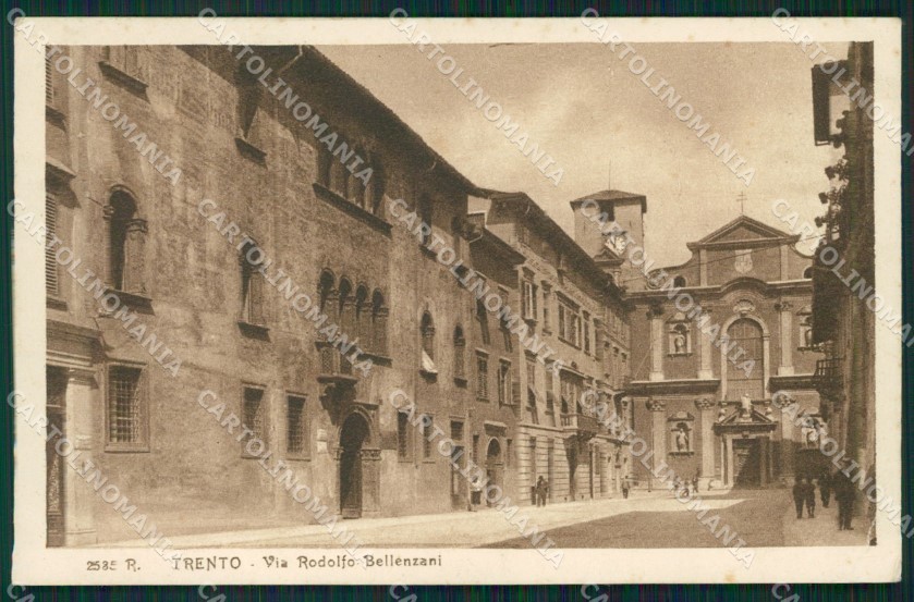 Trento Città PIEGHINE cartolina QZ9329