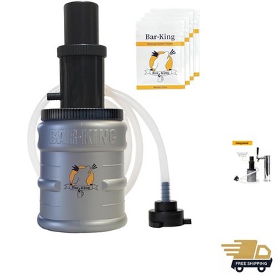 Effortless Beer Line Cleaning Kit - Quick Connect System with Cleaning Powder
