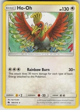 Pokemon TCG Ho-Oh Rare SM - Lost Thunder 160/214