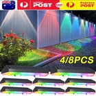 Super Bright Solar Powered Door Fence Wall Lights LED Outdoor Garden Patio Lamp