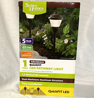NEW PRICE!! Better Homes and Gardens Archdale QuickFIT LED Path Light 100lm 1.5W
