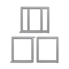 Clear Plastic Dog Playpen 2-Panel Extension kit 30-inch Height, Durable Ind...