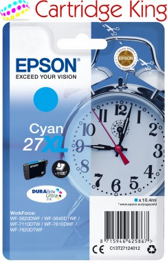 Epson 27XL Inkjet Cartridge Alarm Clock High Yield Page Life 1100pp - Image 8