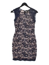 AX Paris Bodycon Midi Dress UK12 in Blue