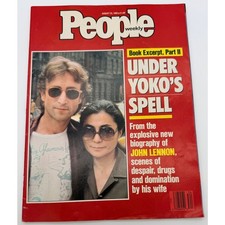 People August 22 1988 Yoko Ono John Lennon People August 22 1988 Yoko Ono John Lennon