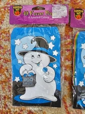Vintage 2012 Paper Magic Group Halloween Ghost Favor Treat Bags – 40 Count