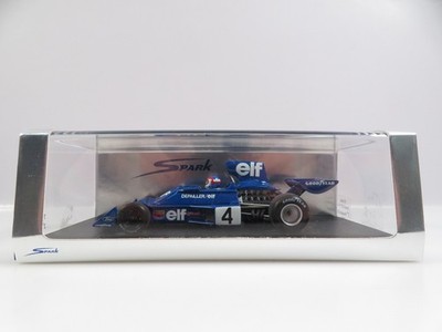 1:43 Spark S1644 Tyrrell 007 No 4 2nd Sweden GP 1974 Patrick Depallier 
