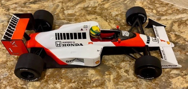 AYRTON SENNA  1989 McLaren MP 4/5A  HONDA V10 1:18 RARE - Image 3 of 4