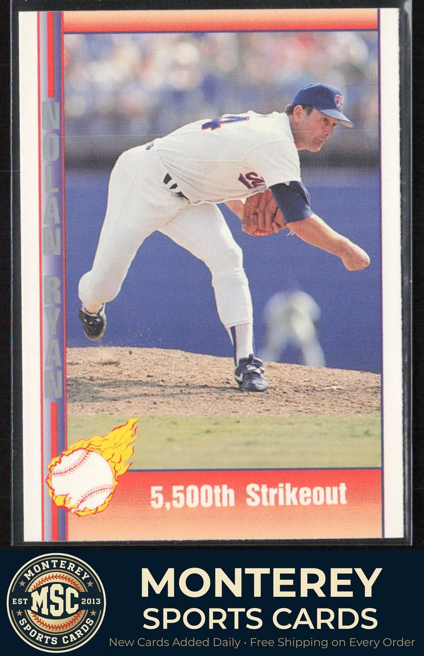 Nolan Ryan 1992 Pacific Nolan Ryan Texas Express II #192 Texas Rangers
