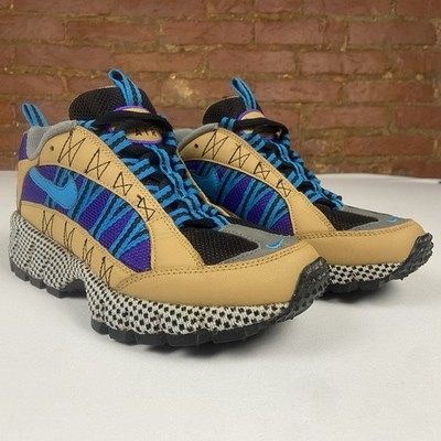 Nike Air Humara 17 Elemental Gold Tan and Blue Athletic Shoes Men's Size 6