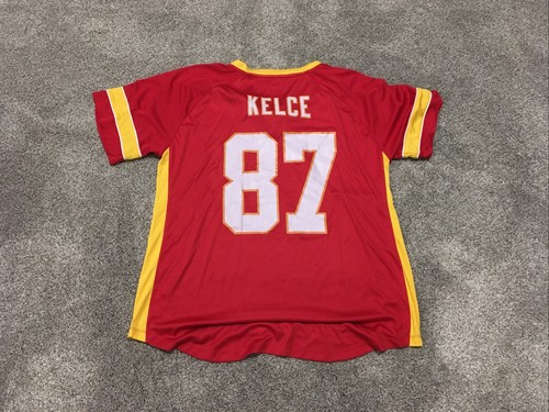 Kansas City Chiefs Fanatics Woman’s Plus 1 X Travis Kielce Lace Top - Picture 7 of 7