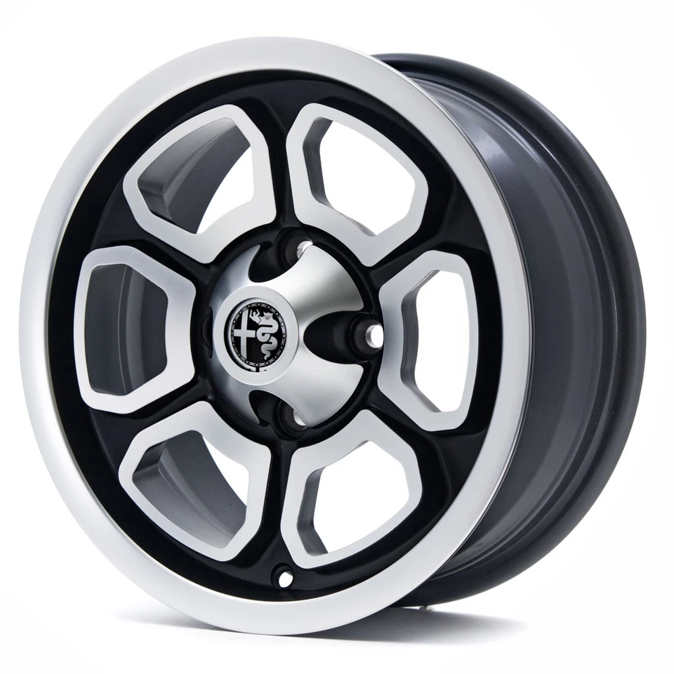 14 Zoll Felgen Vega 6x14" 4x98 ET23 58,6 Mattschwarz Alfa Fiat Lancia Matra 1... - Bild 1 von 1