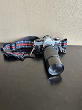 Canon AE-1 Program 35mm SLR Film Camera Silver From JAPAN W/70-210mm