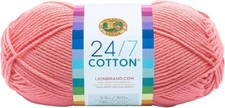 100 Cotton Yarn - Lightweight 186 Yds in Pink for Knitting  Crocheting