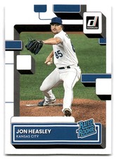 Jon Heasley 2022 Donruss Baseball #65 Kansas City Royals Rookie RC