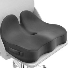 Seat Cushion, Memory Foam Office Chair Seat Cushion for Office Chairs/Car/Lon...