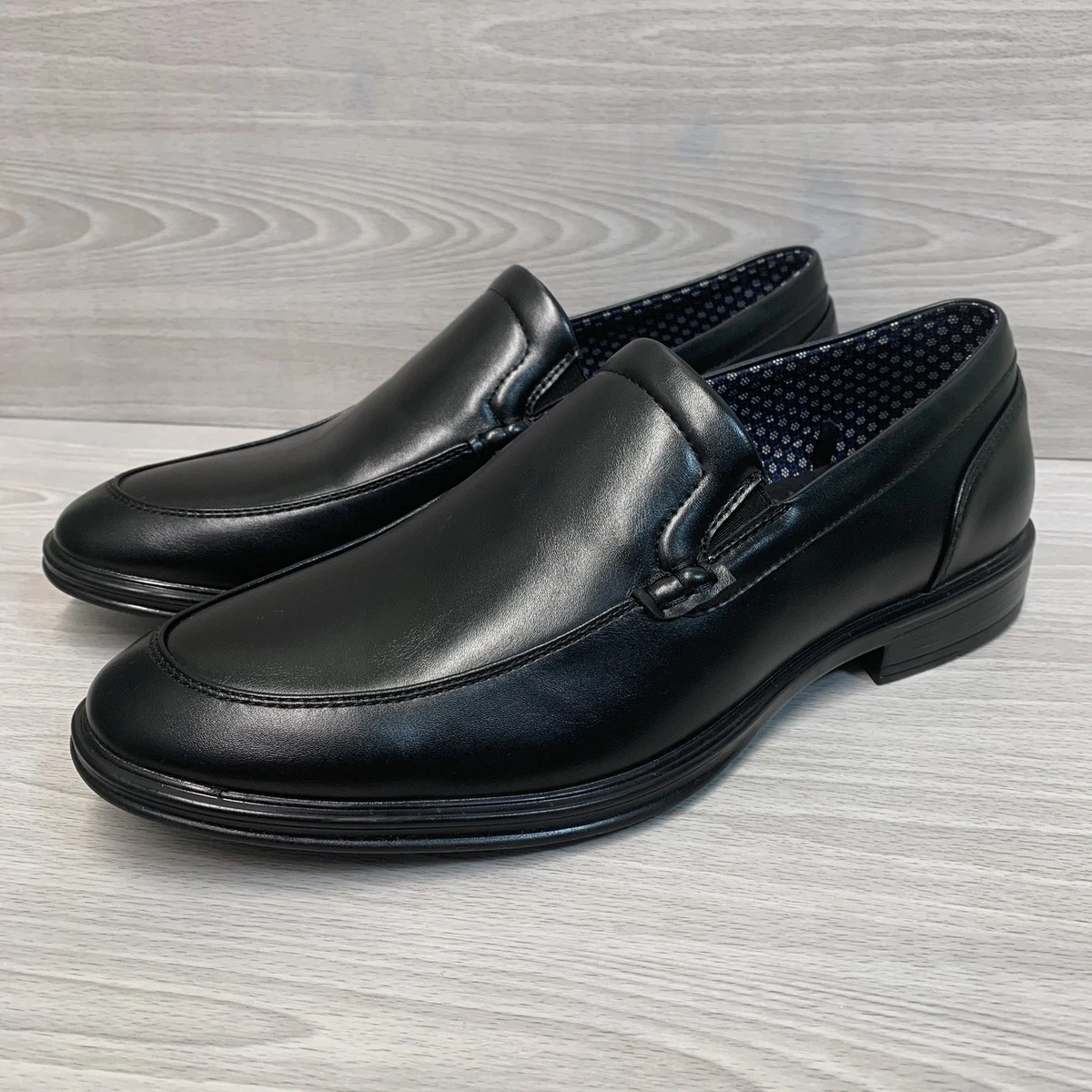 Perry Ellis Portfolio Drexler Mens Black Dress Loafers Shoes 10.5 Wide Perry Ellis Loafers Dress Shoes - Gem main image 3