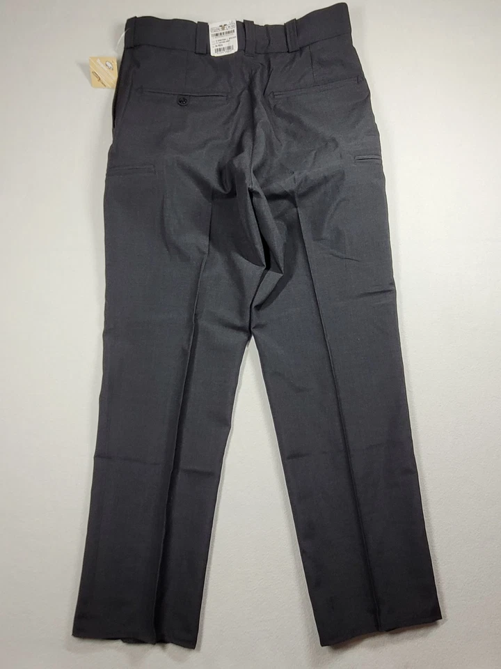 New Flying Cross Fechheimer Uniform Pants Mens 34 Oxford Grey 6-Pkt Wool Trouser - Image 3 of 4