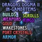 Dragons Dogma 2 In Game Items - Gold - Builds - Weapons - +4 Dragonforged [Ps5]