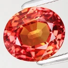Ravishing! 2.77ct 8x6.9mm Oval Natural Intense Orangy Pink Sapphire, Madagascar