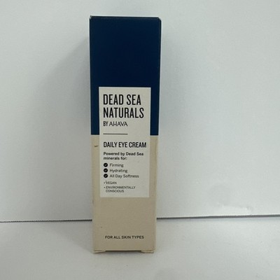 Dead Sea Naturals by AHAVA Daily Eye Cream, for Puffiness + Dark Circles, 15ml