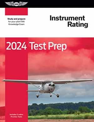 2024 Instrument Rating Test Prep: Study and - Paperback, by ASA Test Prep - Good